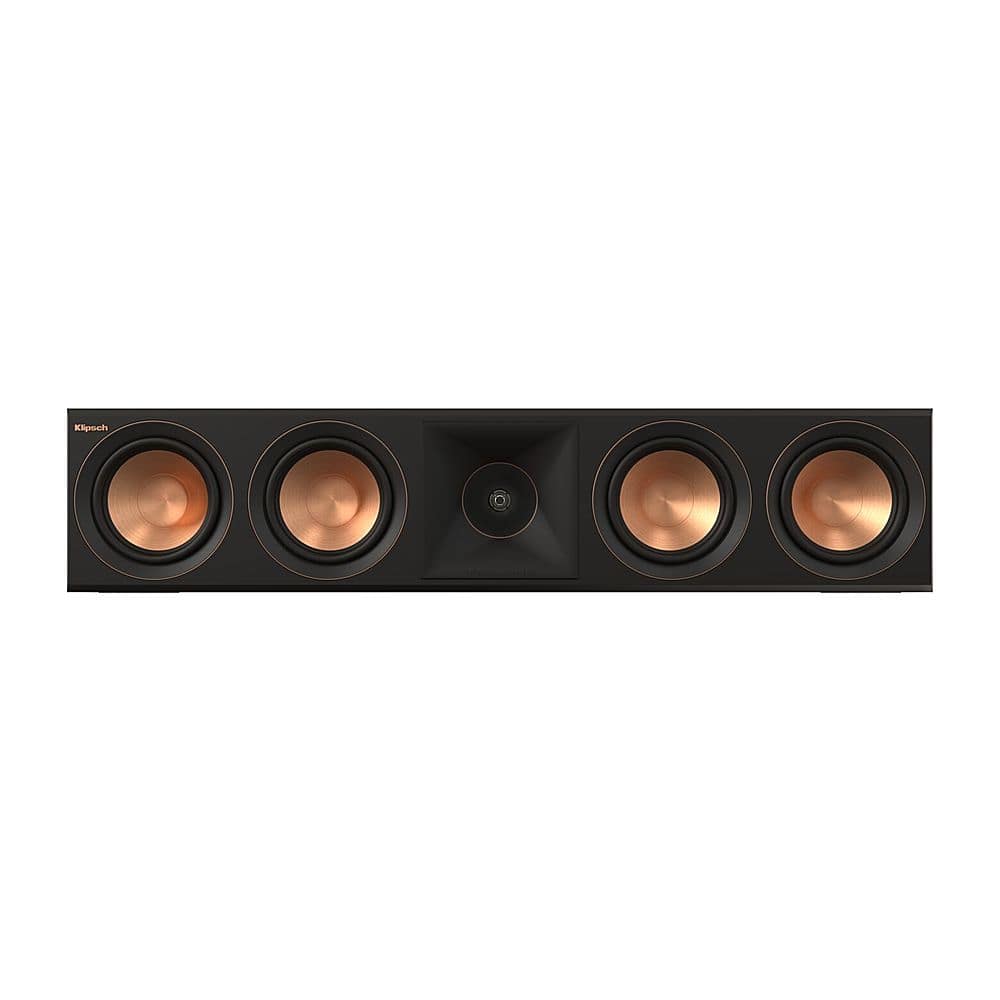 Klipsch - RP-504C II Reference Premiere Series Quad 5.25" 600-Watt Passive Center Channel (Each) - Ebony