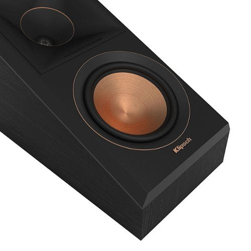 Klipsch - RP-500SA II Reference Premiere Dual 5.25" 300-Watt Passive 2-Way Surround Sound Speaker (Pair) - Ebony