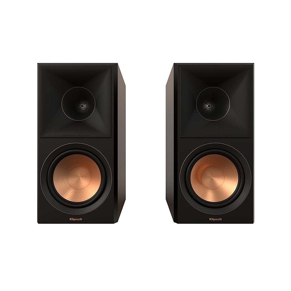 Klipsch - rp-600m ii Reference Premiere Dual 6.5" 400-Watt Passive 2-Way Bookshelf Speaker (Pair) - walnut