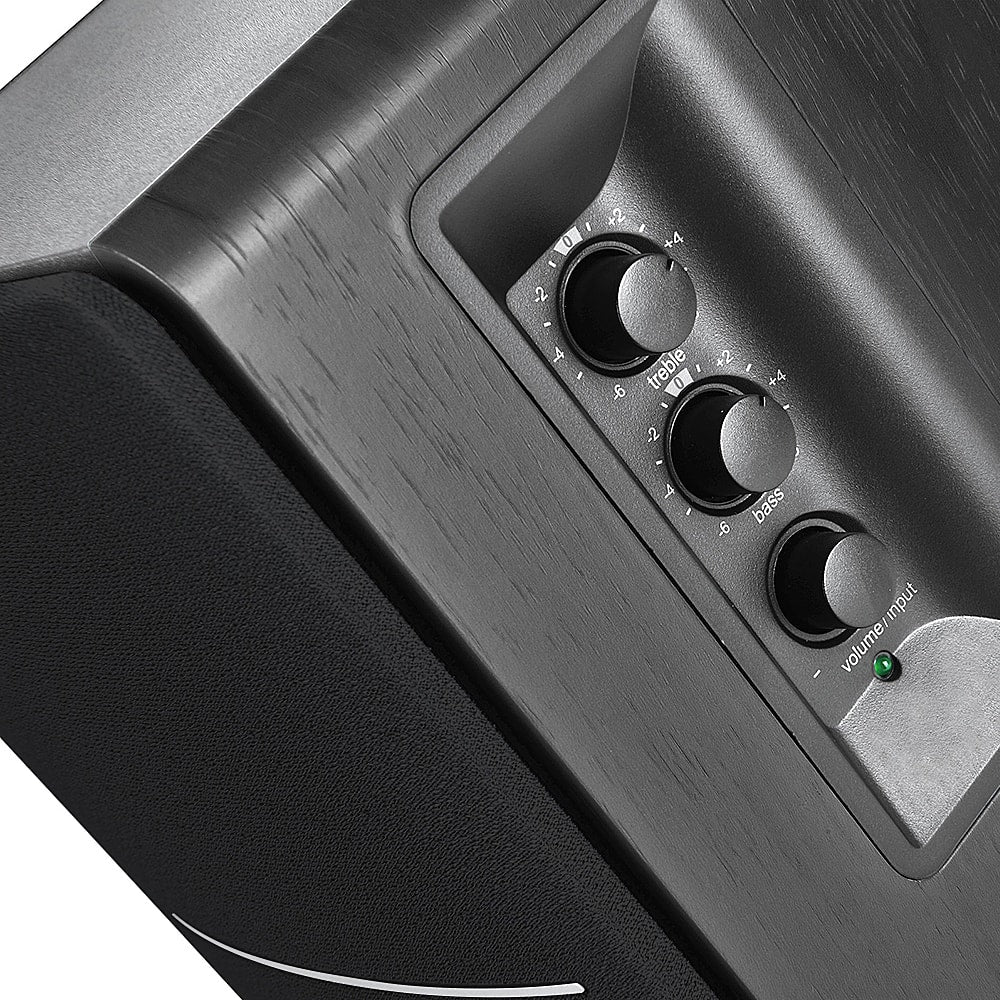 Edifier - R1280DBs Powered Bluetooth Computer Speakers, Bookshelf Speakers - 42W RMS - Soundfield Spacializer - Studio Monitors - Black