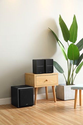 Edifier - R1280DBs Powered Bluetooth Computer Speakers, Bookshelf Speakers - 42W RMS - Soundfield Spacializer - Studio Monitors - Black