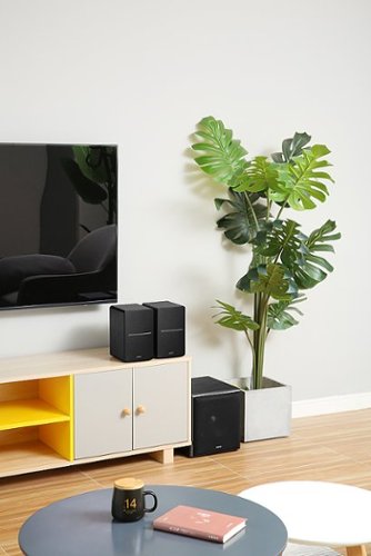 Edifier - R1280DBs Powered Bluetooth Computer Speakers, Bookshelf Speakers - 42W RMS - Soundfield Spacializer - Studio Monitors - Black