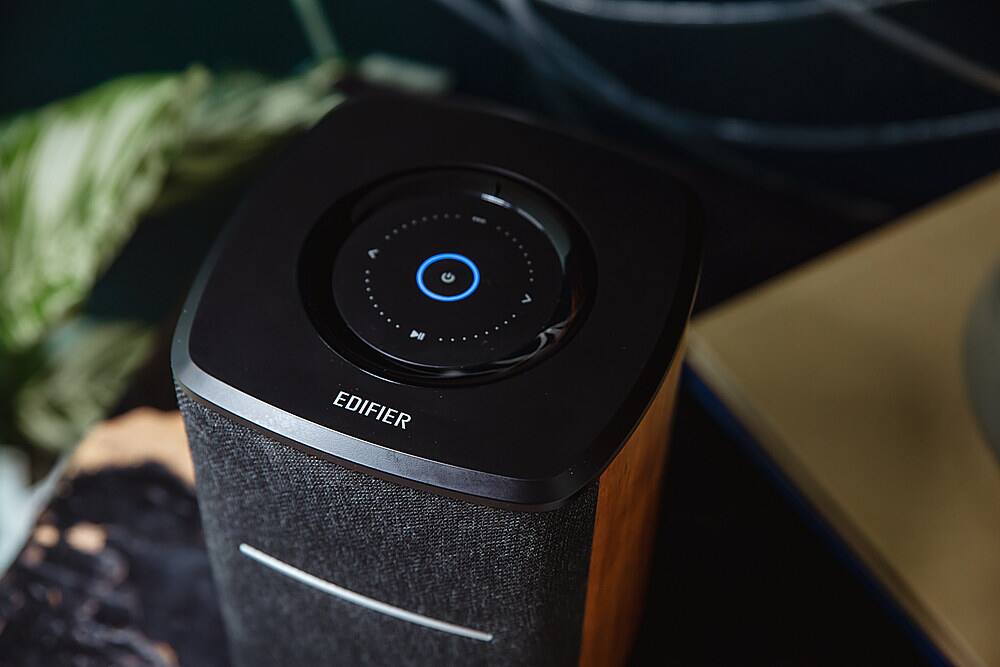 Edifier - MS50A Classic Portable Wi-Fi Speaker - Wood