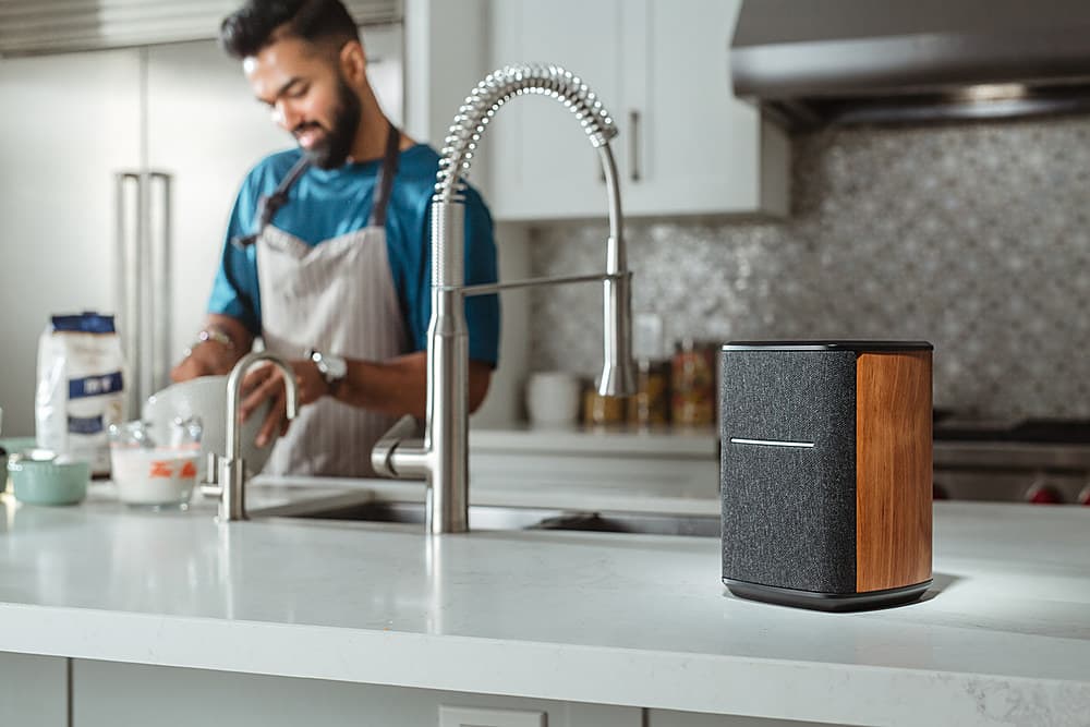 Edifier - MS50A Classic Portable Wi-Fi Speaker - Wood