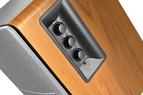 Edifier - R1280DBs Powered Bluetooth Computer Speakers, Bookshelf Speakers - 42W RMS - Soundfield Spacializer - Studio Monitors - Wood