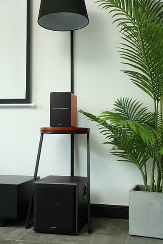 Edifier - R1280DBs Powered Bluetooth Computer Speakers, Bookshelf Speakers - 42W RMS - Soundfield Spacializer - Studio Monitors - Wood