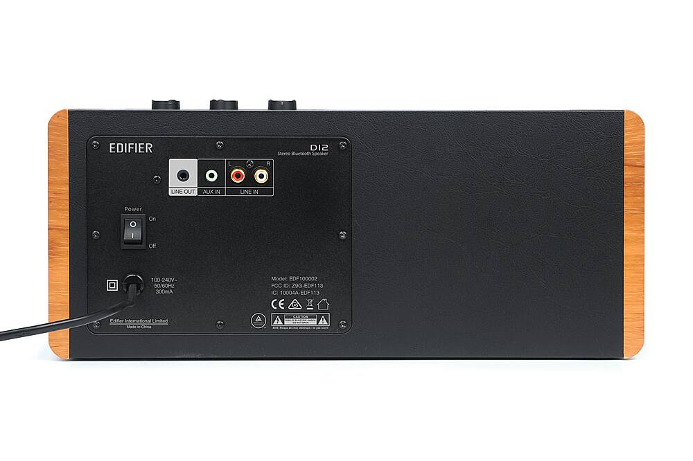 Edifier - D12 Integrated Desktop Stereo Speaker - Wood