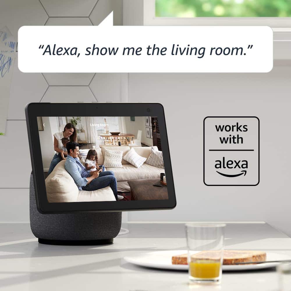 Blink - Mini - Compact indoor plug-in smart security camera, 1080p, night vision, motion detection, 2 way audio – 1 cam - Black