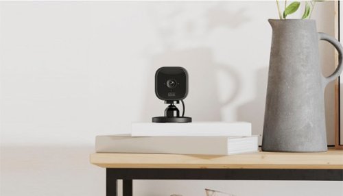 Blink - Mini - Compact indoor plug-in smart security camera, 1080p, night vision, motion detection, 2 way audio – 2 cam - Black