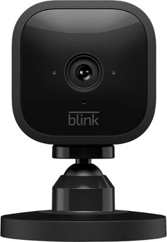Blink - Mini - Compact indoor plug-in smart security camera, 1080p, night vision, motion detection, 2 way audio – 2 cam - Black