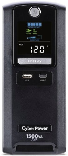 CyberPower - LX1500GU3 Battery Backup UPS Systems - Black