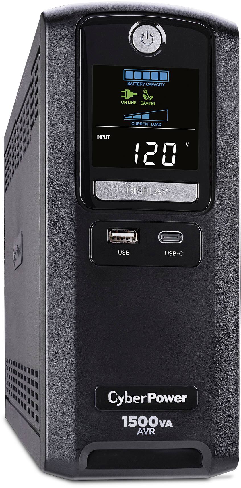 CyberPower - LX1500GU3 Battery Backup UPS Systems - Black