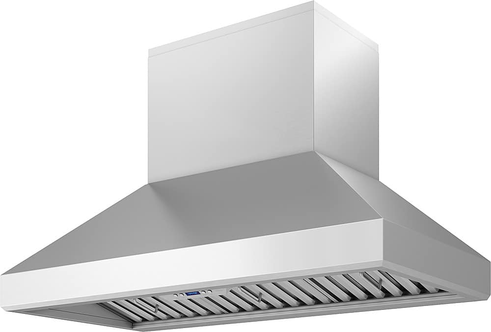 Zephyr - 54 inches - Externally Vented - Wall Range Hood - Stainless Steel