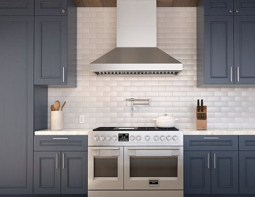 Zephyr - 48 inches - Externally Vented - Wall Range Hood - Stainless Steel