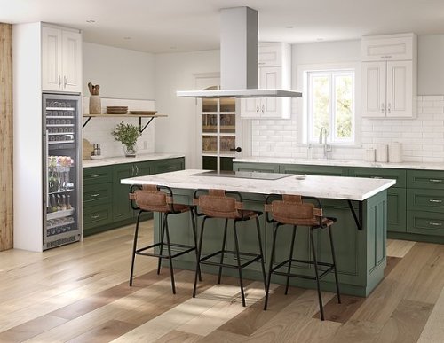 Zephyr - 36 inches - Convertible - Island Range Hood - Stainless Steel