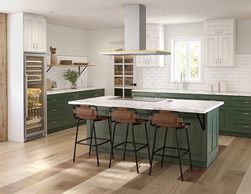 Zephyr - 36 inches - Convertible - Island Range Hood - Stainless Steel