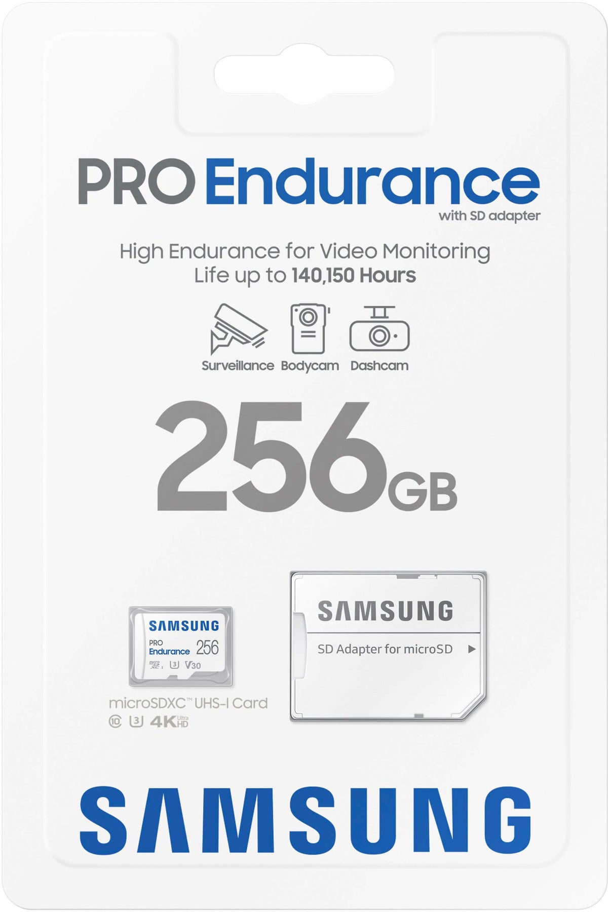 Samsung - PRO Endurance 256GB MicroSDXC Memory Card