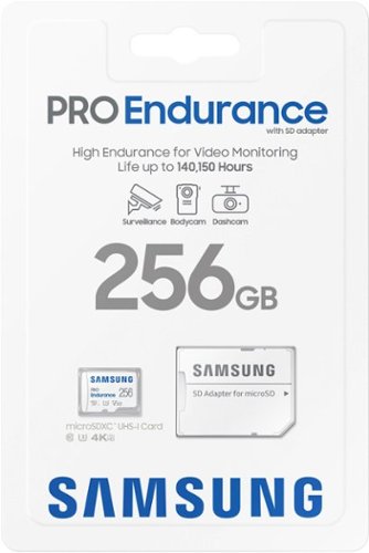 Samsung - PRO Endurance 256GB MicroSDXC Memory Card