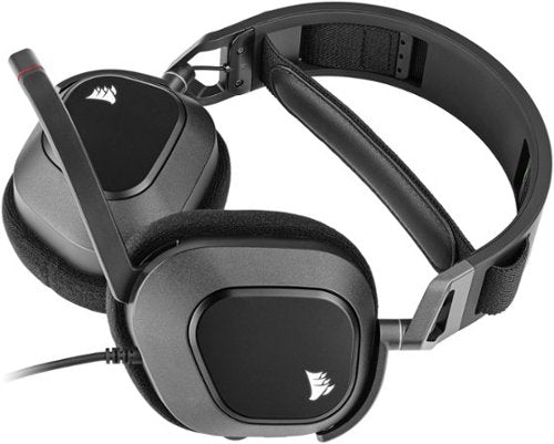 CORSAIR - HS80 RGB Wired Gaming Headset for PC - Carbon