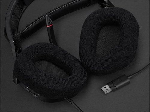 CORSAIR - HS80 RGB Wired Gaming Headset for PC - Carbon