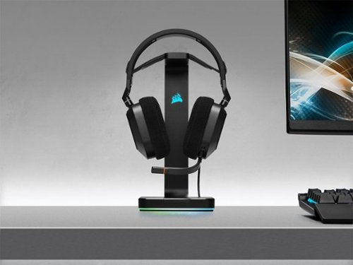 CORSAIR - HS80 RGB Wired Gaming Headset for PC - Carbon