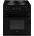 GE - 27 in. Wide 4 Elements 3.0 Cu. Ft. Self-Cleaning Drop-In Electric Range - Black on Black