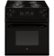 GE - 27 in. Wide 4 Elements 3.0 Cu. Ft. Self-Cleaning Drop-In Electric Range - Black on Black