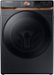 Samsung - 5.0 Cu. Ft. High-Efficiency Stackable Smart Front Load Washer with Steam and Super Speed Wash - Brushed Black