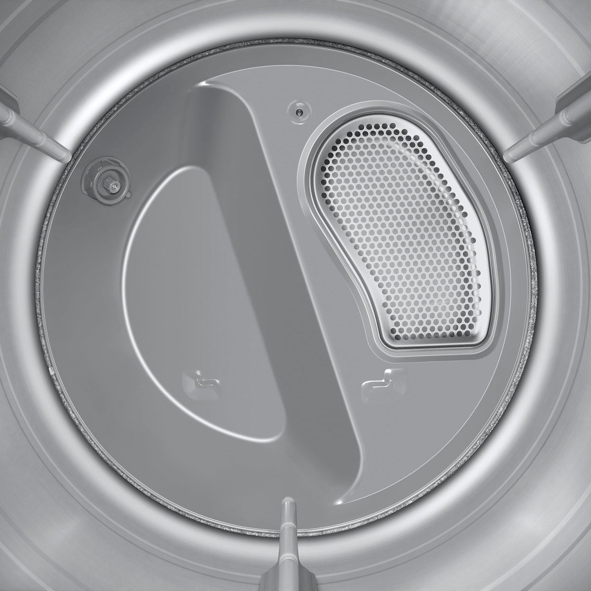 Samsung - 7.5 Cu. Ft. Stackable Smart Electric Dryer with Steam and Sensor Dry - Brushed Black