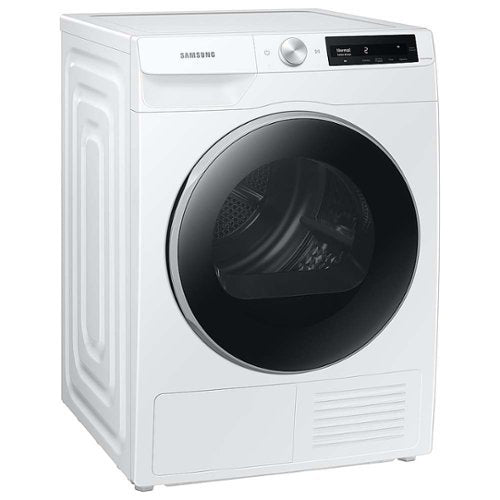 Samsung - 4.0 Cu. Ft. Stackable Smart Electric Dryer with Ventless Heat Pump - White
