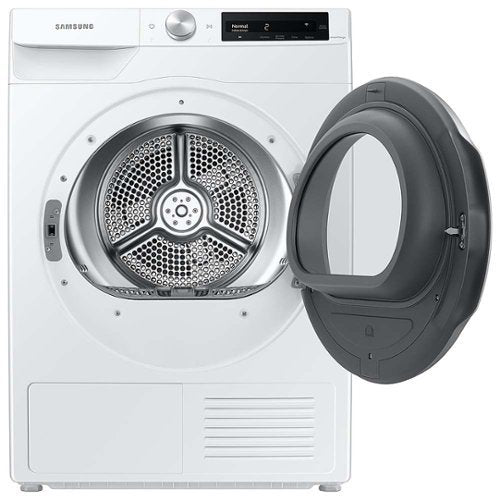 Samsung - 4.0 Cu. Ft. Stackable Smart Electric Dryer with Ventless Heat Pump - White
