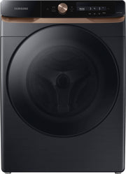 Samsung - 4.6 cu. ft. Large Capacity AI Smart Dial Front Load Washer with Auto Dispense - Brushed Black