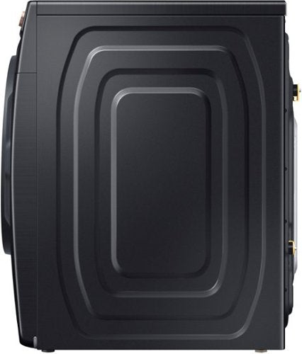 Samsung - 4.6 cu. ft. Large Capacity AI Smart Dial Front Load Washer with Auto Dispense - Brushed Black