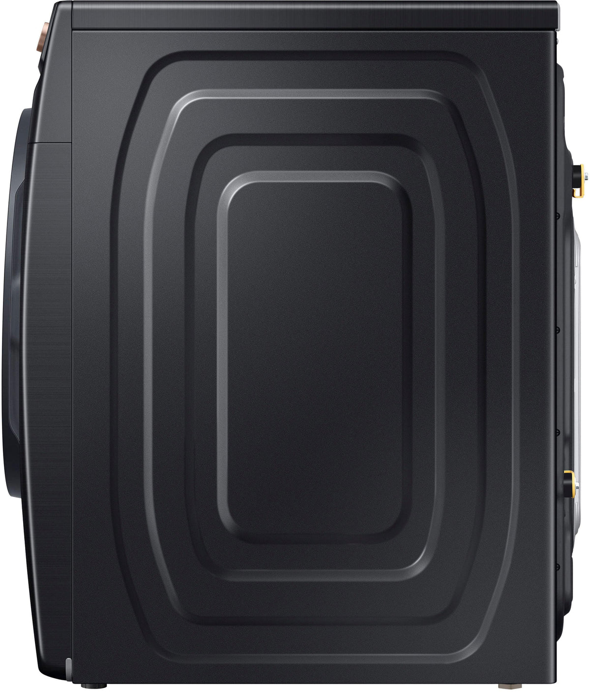 Samsung - 4.6 cu. ft. Large Capacity AI Smart Dial Front Load Washer with Auto Dispense - Brushed Black