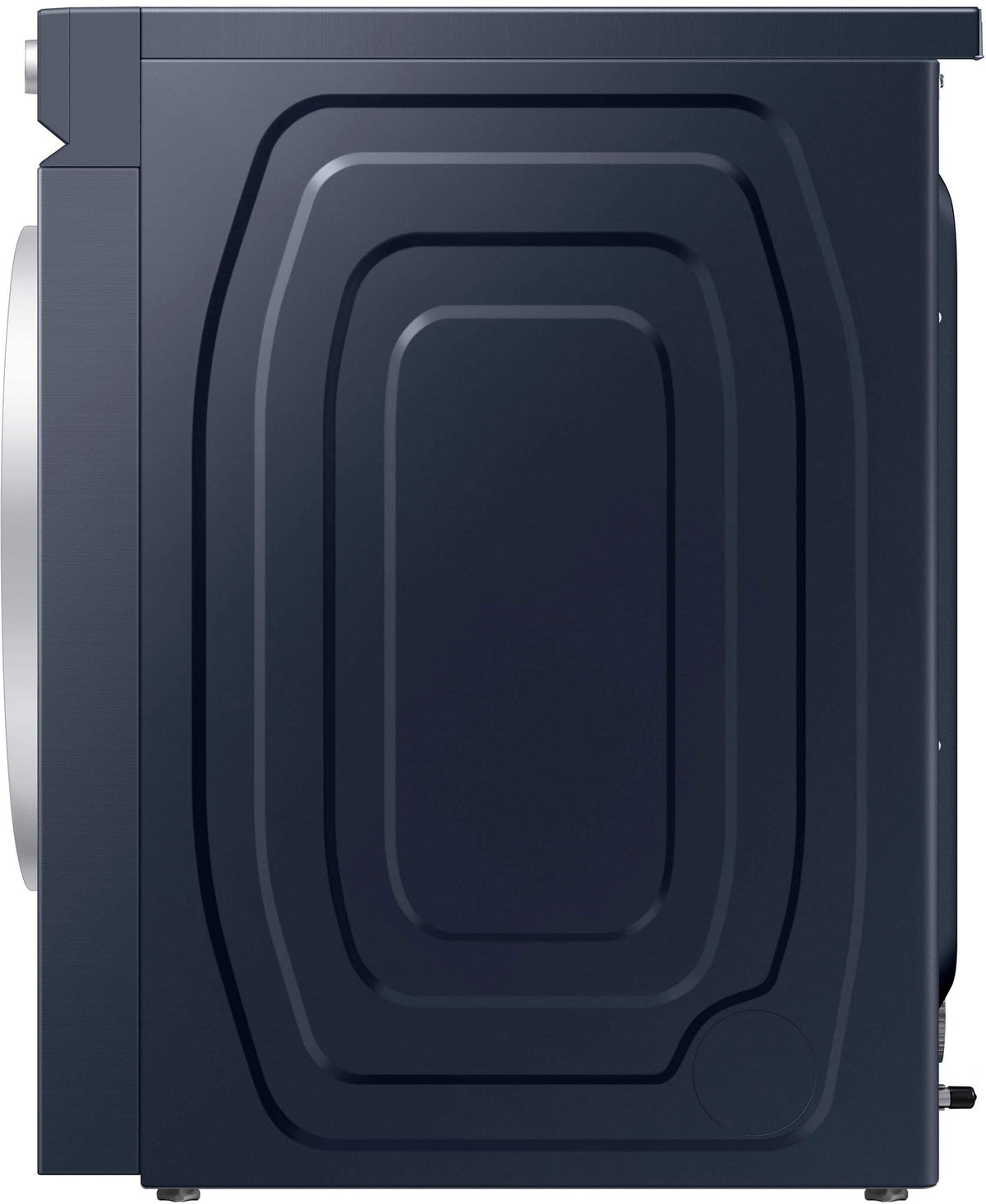 Samsung - BESPOKE 7.6 Cu. Ft. Stackable Smart Gas Dryer with Steam and AI Optimal Dry - Brushed Navy