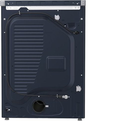 Samsung - BESPOKE 7.6 Cu. Ft. Stackable Smart Gas Dryer with Steam and AI Optimal Dry - Brushed Navy