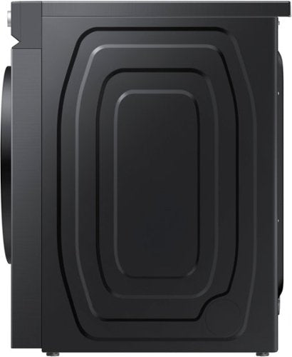 Samsung - BESPOKE 7.6 Cu. Ft. Stackable Smart Electric Dryer with Steam and Super Speed Dry - Brushed Black