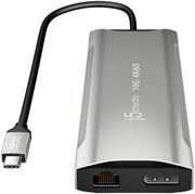 j5create - 4K60 Elite USB-C Triple-Monitor 10Gbps Mini Dock - Space Gray