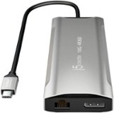 j5create - 4K60 Elite USB-C Triple-Monitor 10Gbps Mini Dock - Space Gray