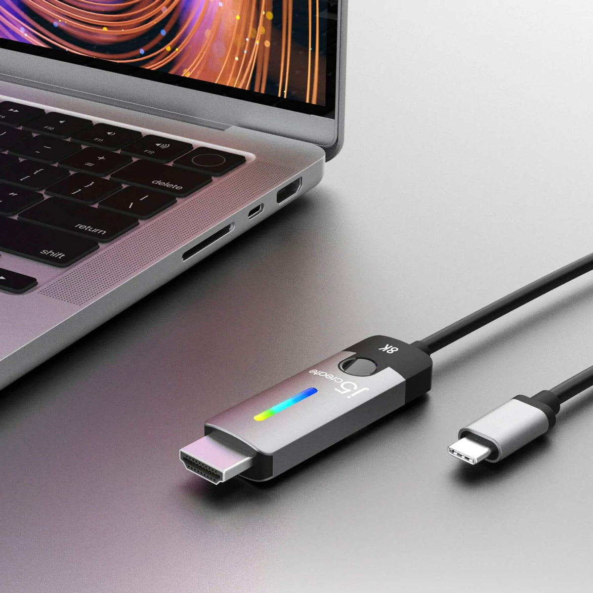 j5create - USB-C to HDMI 2.1 8K - Space Gray/Black