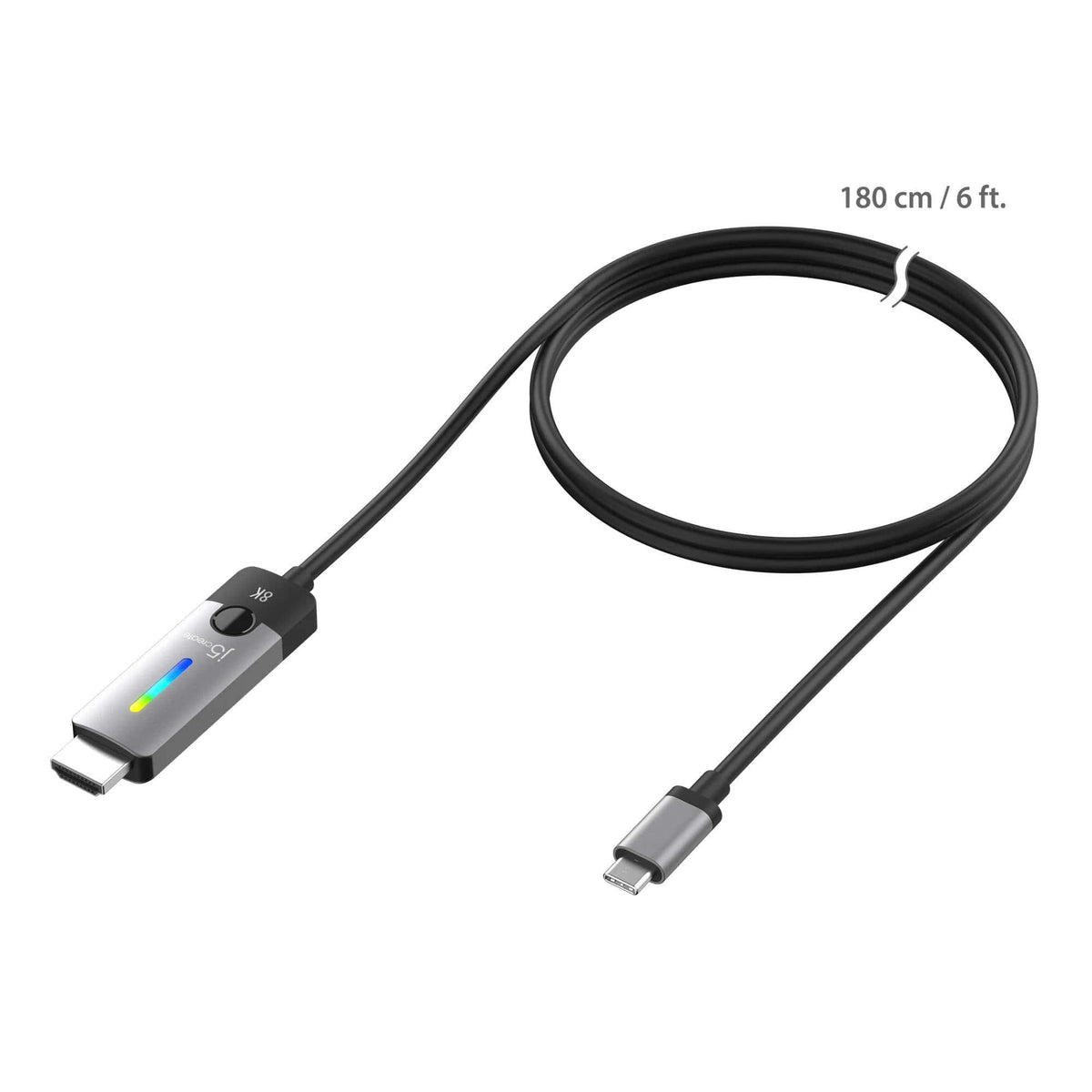 j5create - USB-C to HDMI 2.1 8K - Space Gray/Black