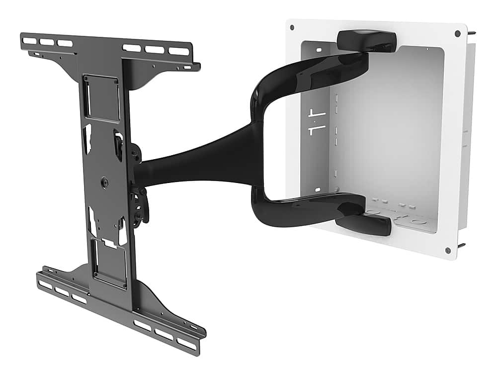 Peerless-AV - Articulating Mount 37-65" Displays with In-wall Box - Black