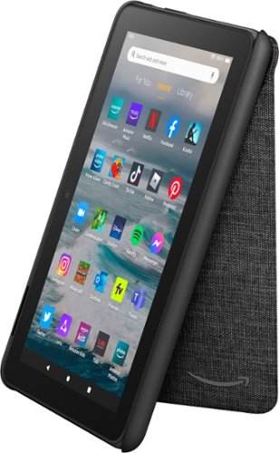 Amazon - Fire 7 Tablet Cover (Only compatible with 10th generation tablet, 2022 release) - Black