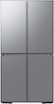 Dacor - 36 in. Wide 22.8 Cu. Ft. 4-Door French Reveal Door 36" Counter Depth Refrigerator with Beverage Center - Silver Stainless Steel