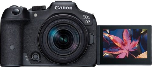 Canon - EOS R7 Mirrorless Camera with RF-S18-150mm f/3.5-6.3 IS STM Lens - Black