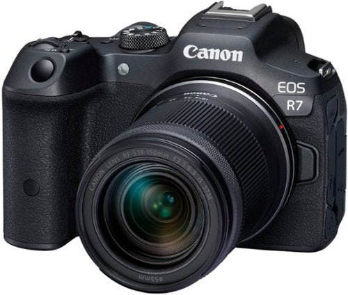 Canon - EOS R7 Mirrorless Camera with RF-S18-150mm f/3.5-6.3 IS STM Lens - Black