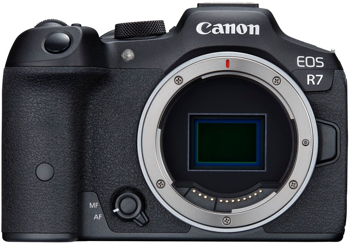 Canon - EOS R7 Mirrorless Camera with RF-S18-150mm f/3.5-6.3 IS STM Lens - Black