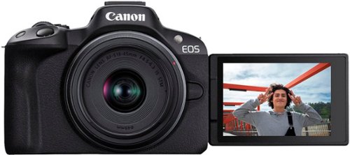 Canon - EOS R10 Mirrorless Camera with RF-S18-45 f/4.5-6.3 IS STM Lens - Black