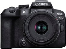 Canon - EOS R10 Mirrorless Camera with RF-S18-45 f/4.5-6.3 IS STM Lens - Black