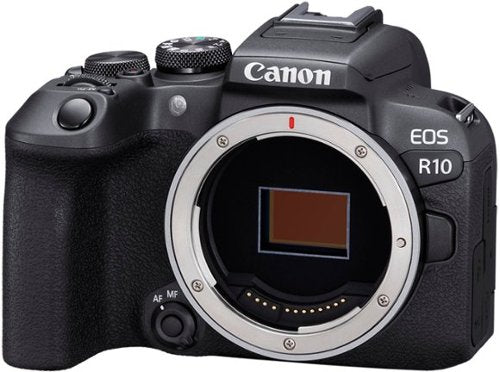 Canon - EOS R10 Mirrorless Camera with RF-S18-45 f/4.5-6.3 IS STM Lens - Black